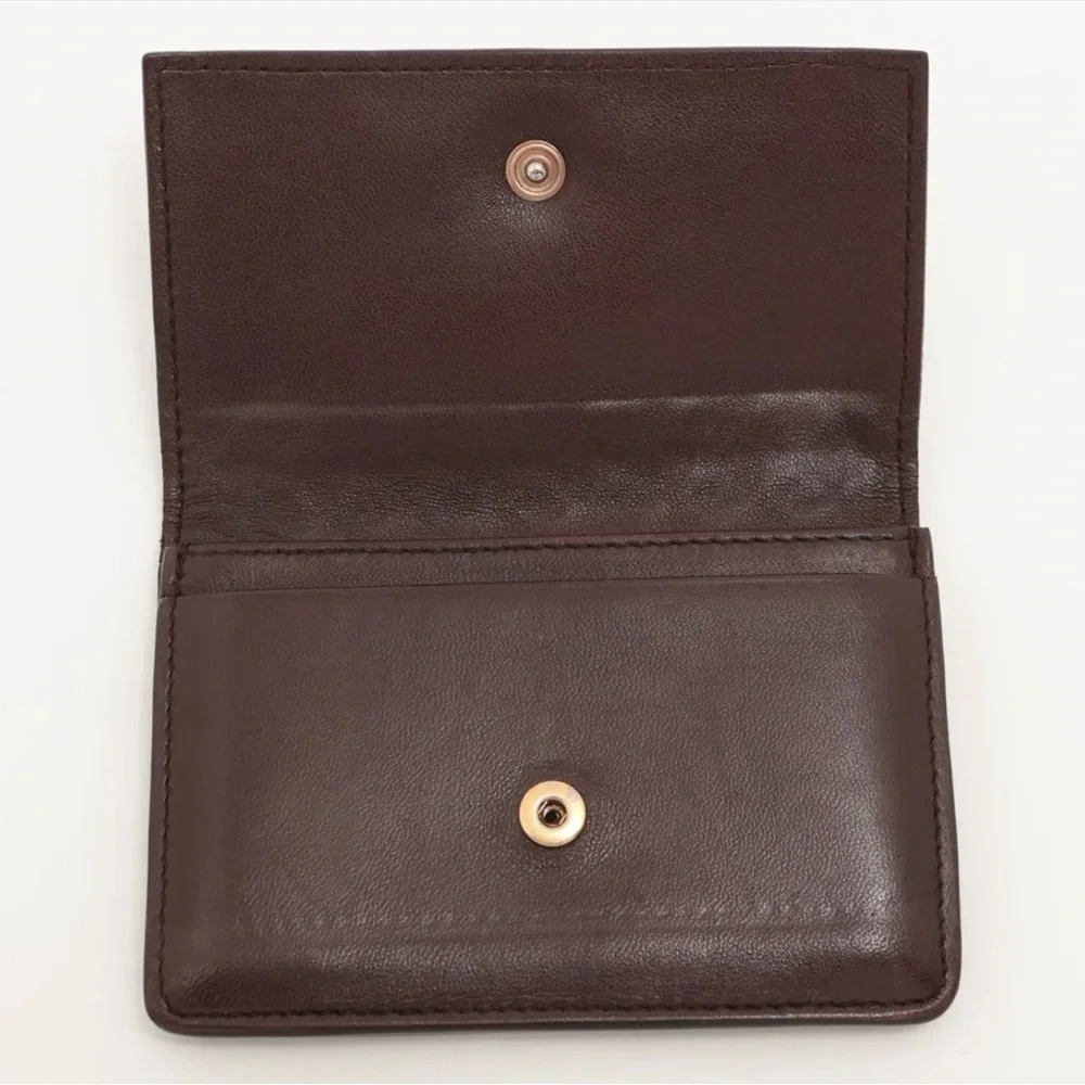 Bottega Veneta Intrecciato Folded Wallet - Dark Brown - Picture 3 of 5